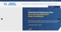 Desktop Screenshot of cintasyetiquetas.com