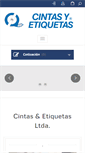 Mobile Screenshot of cintasyetiquetas.com